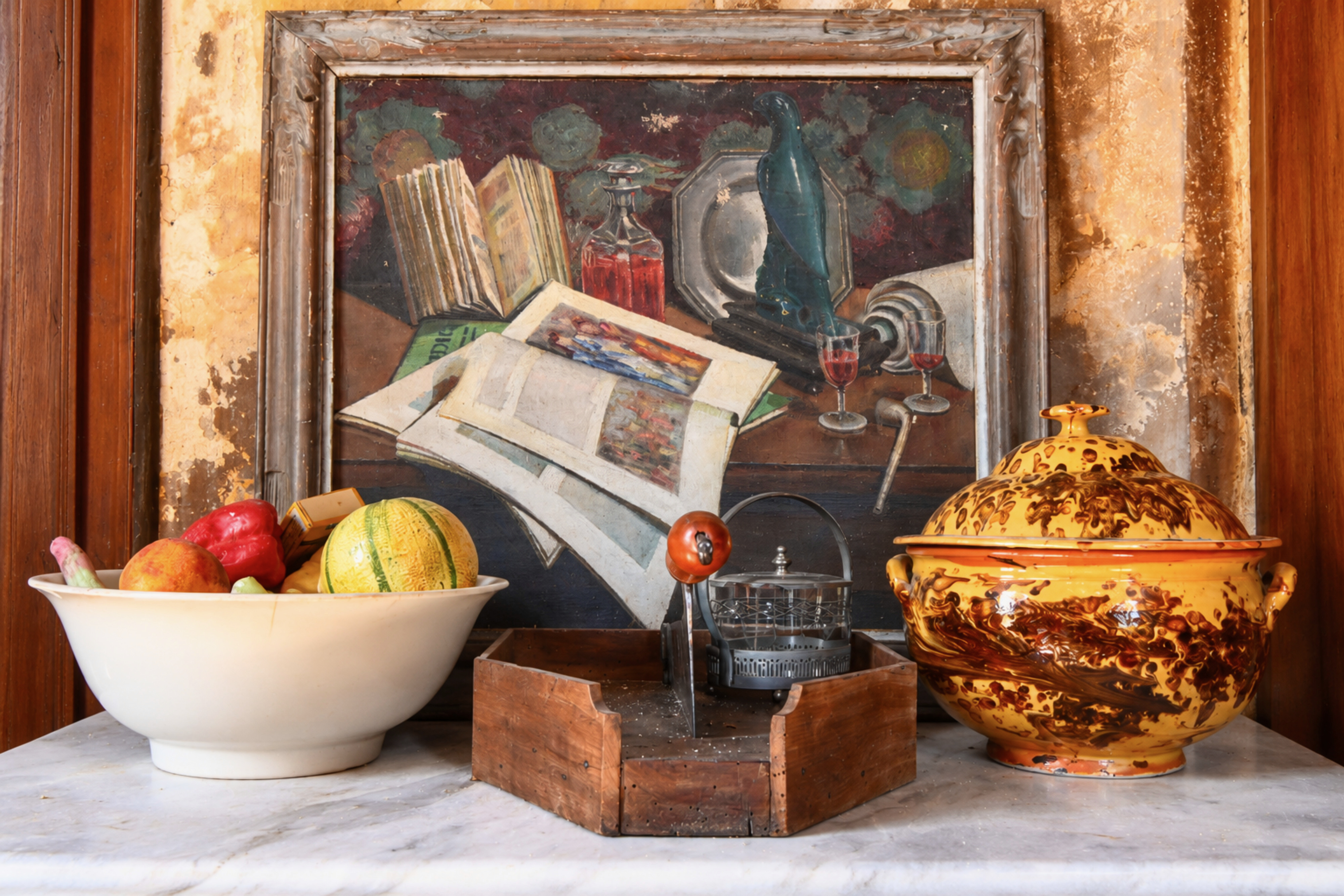 Le silence du manoir, les objets semblent raconter leur histoire