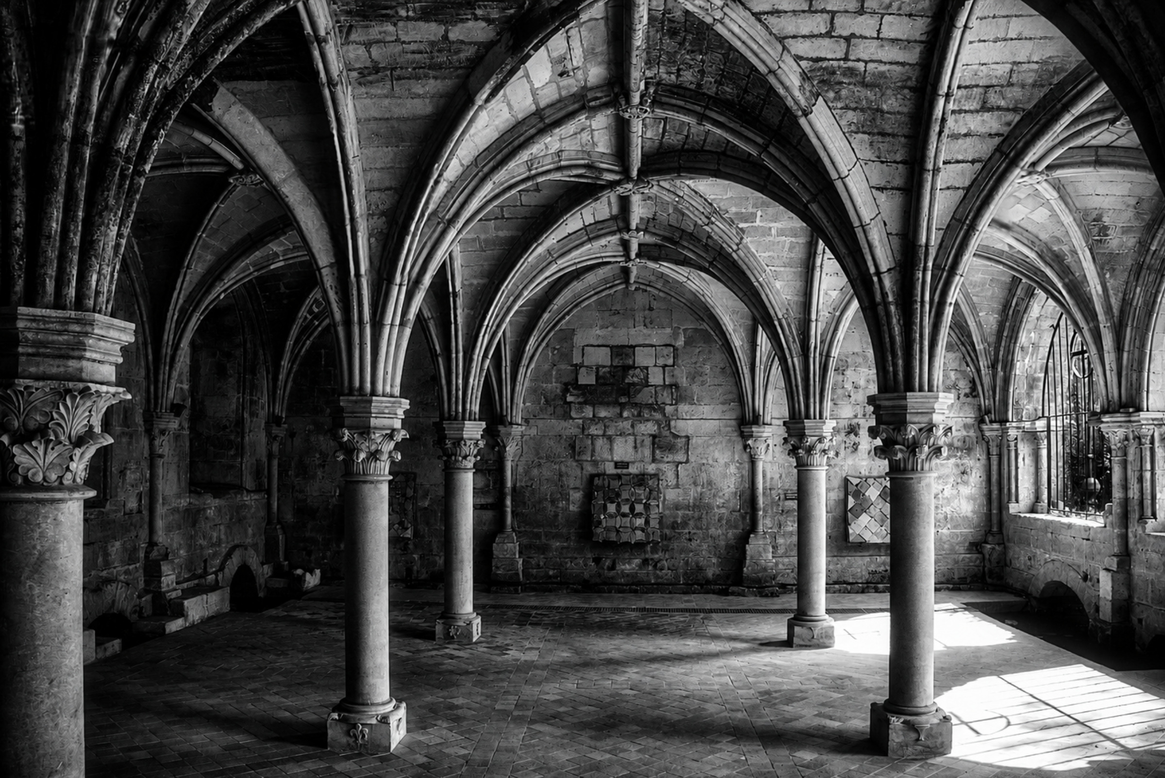 salle capitulaire de l'Abbaye de Fontdouce